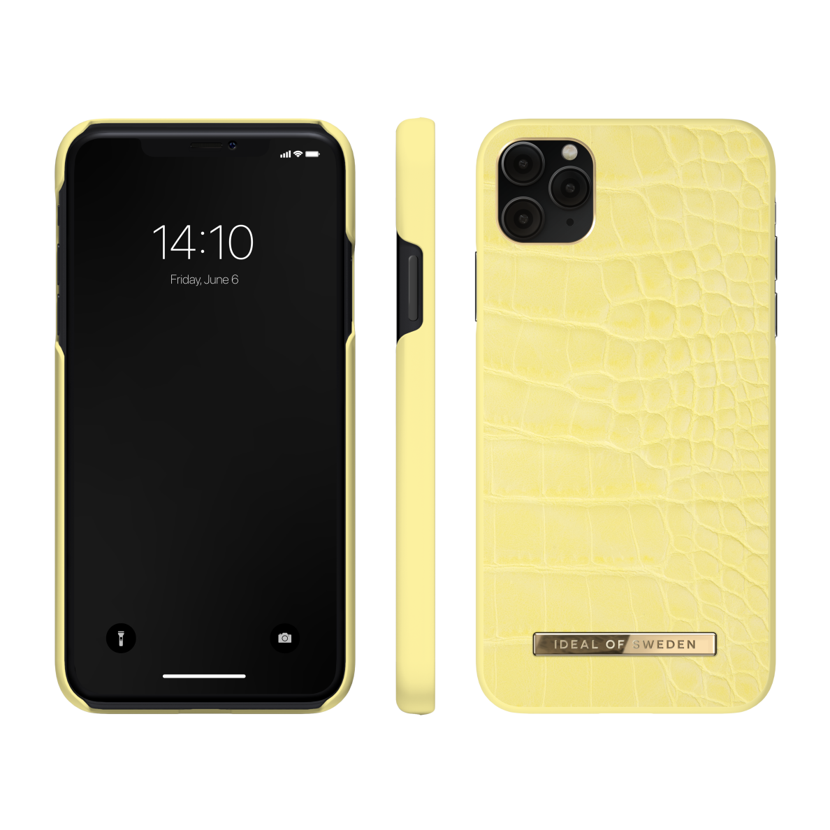 iPhone 11 PRO MAX iDeal Of Sweden nugarėlė Lemon Croco 2