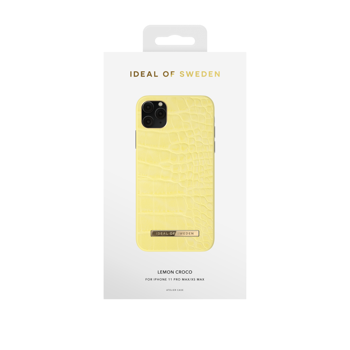 iPhone 11 PRO MAX iDeal Of Sweden nugarėlė Lemon Croco 1