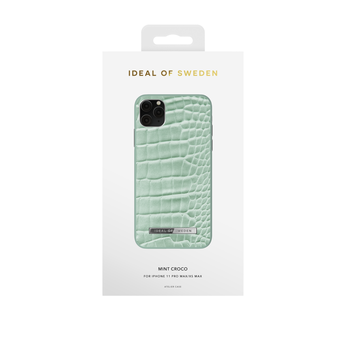 iPhone 11 PRO MAX iDeal Of Sweden nugarėlė Mint Croco 1