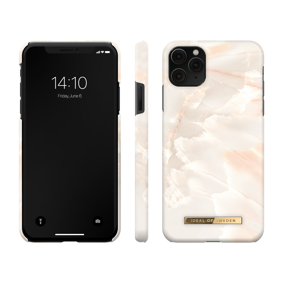 iPhone 11 PRO MAX iDeal Of Sweden nugarėlė Rose Pearl Marble 2