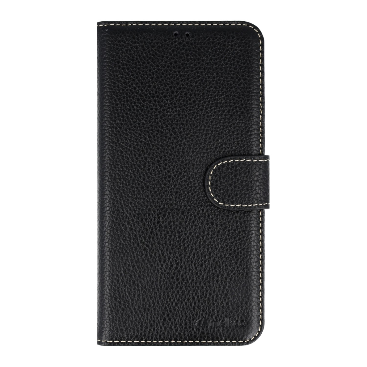 iPhone 11 Pro Max juodas odinis WAXFALL KLASSIKER dėklas