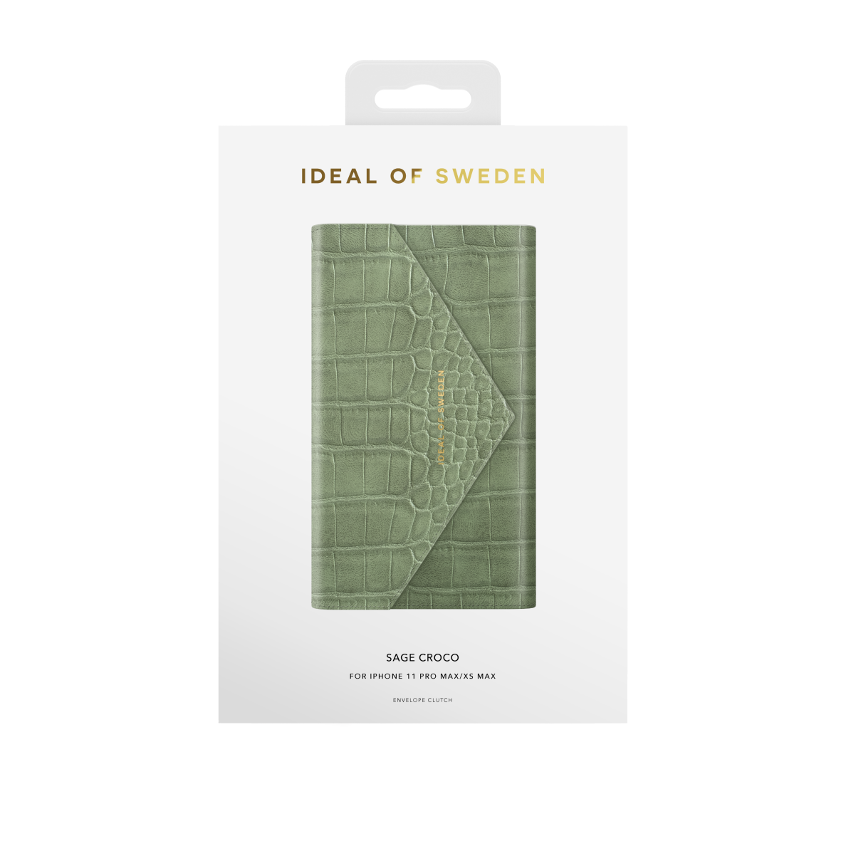 iPhone 11 PRO MAX/12 PRO MAX iDeal Of Sweden dėklas Sage Croco 2