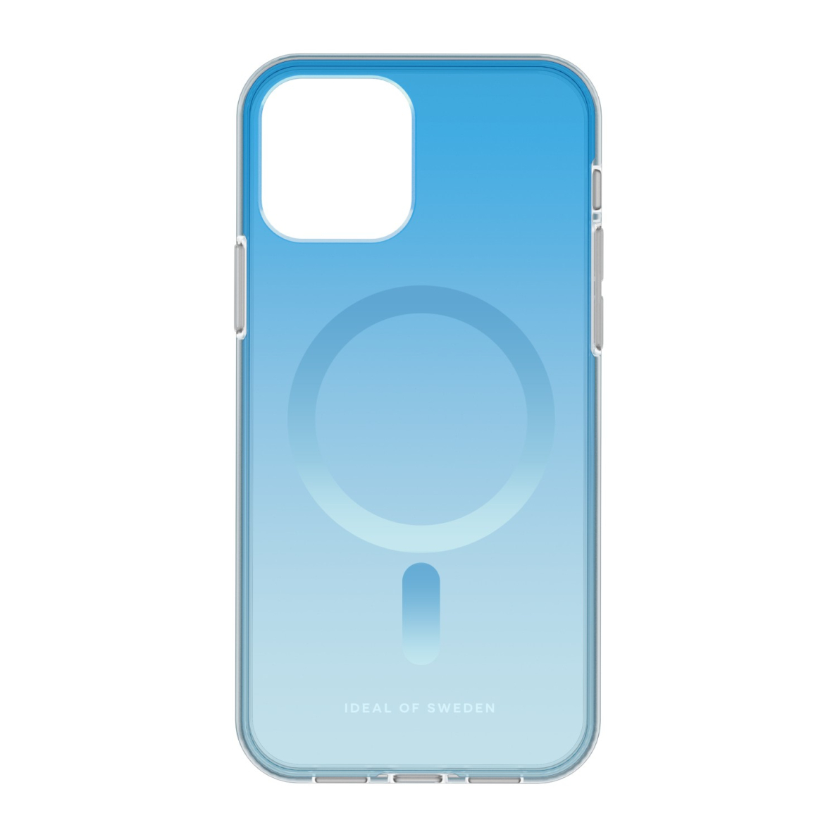 iPhone 12 / 12 PRO iDeal Of Sweden Clear MagSafe nugarėlė Light Blue