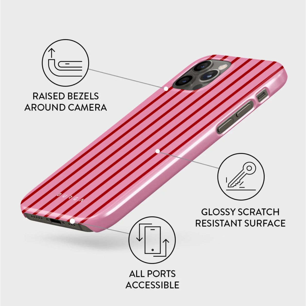 iPhone 12 / 12 PRO Magsafe Favorite Bikini Tough BURGA nugarėlė 3