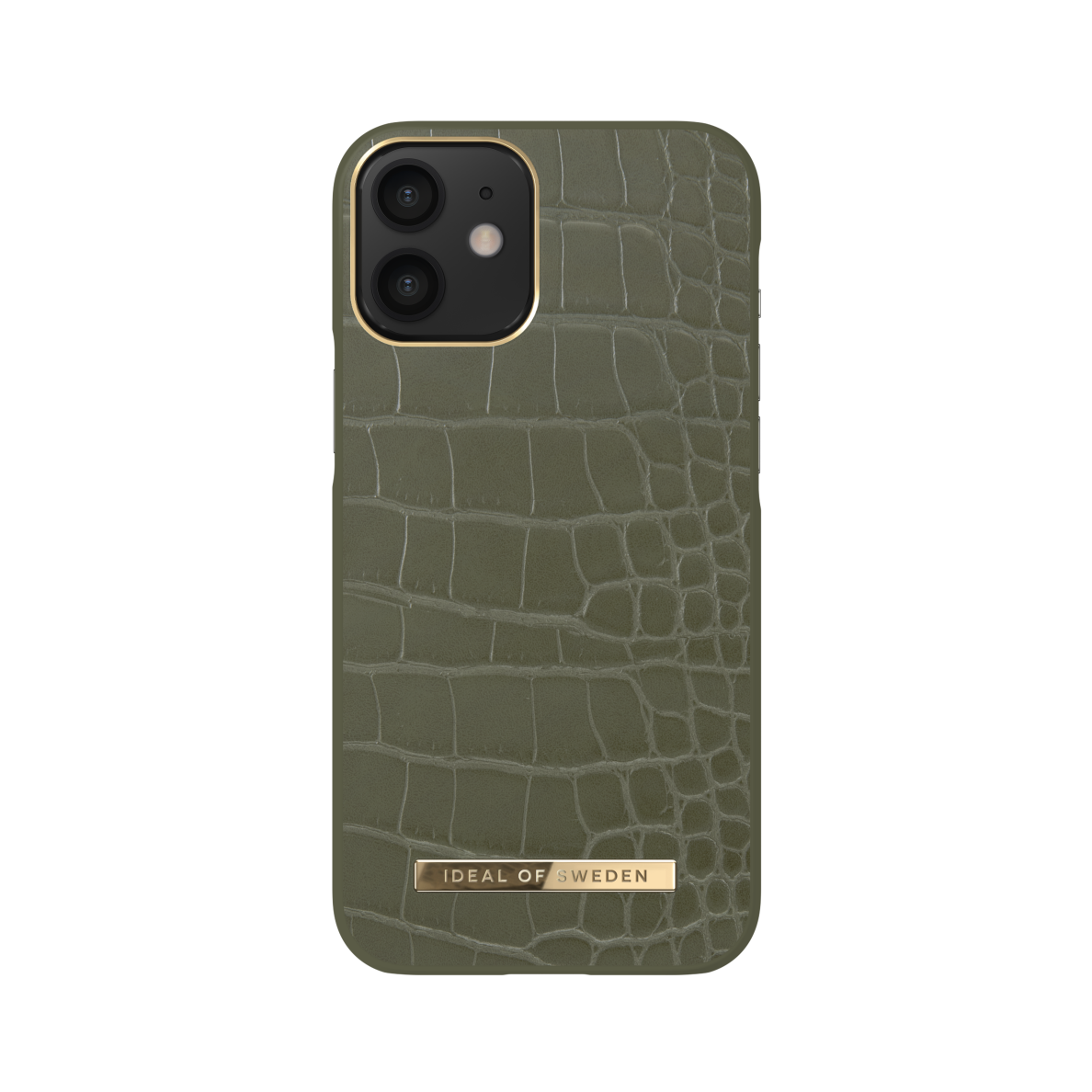 iPhone 12 MINI iDeal Of Sweden dėklas Khaki Croco