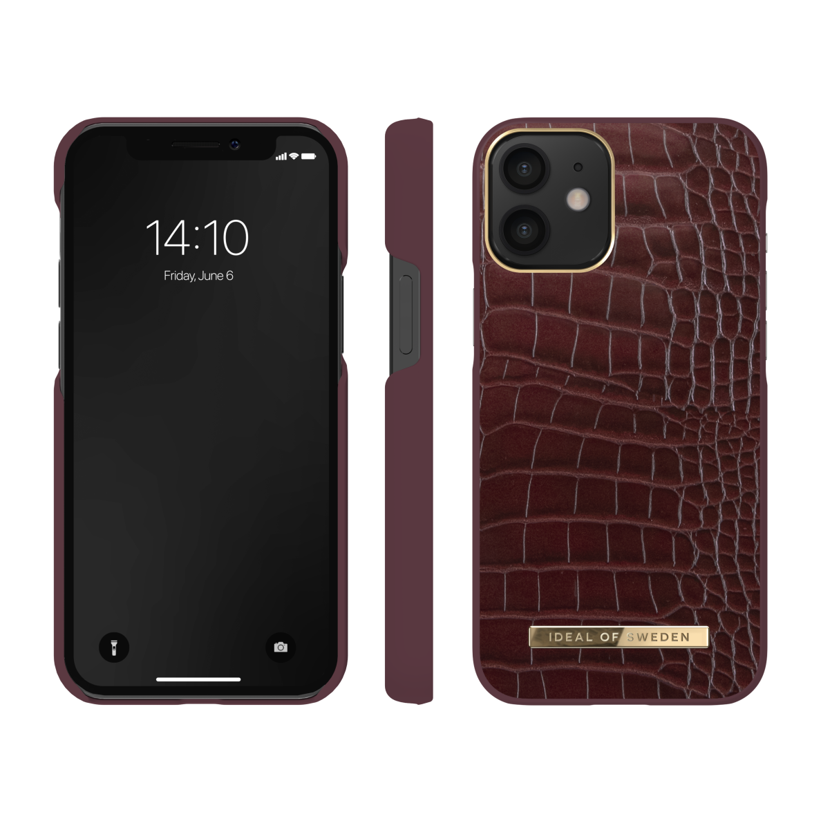 iPhone 12 MINI iDeal Of Sweden dėklas Scarlet Croco 2