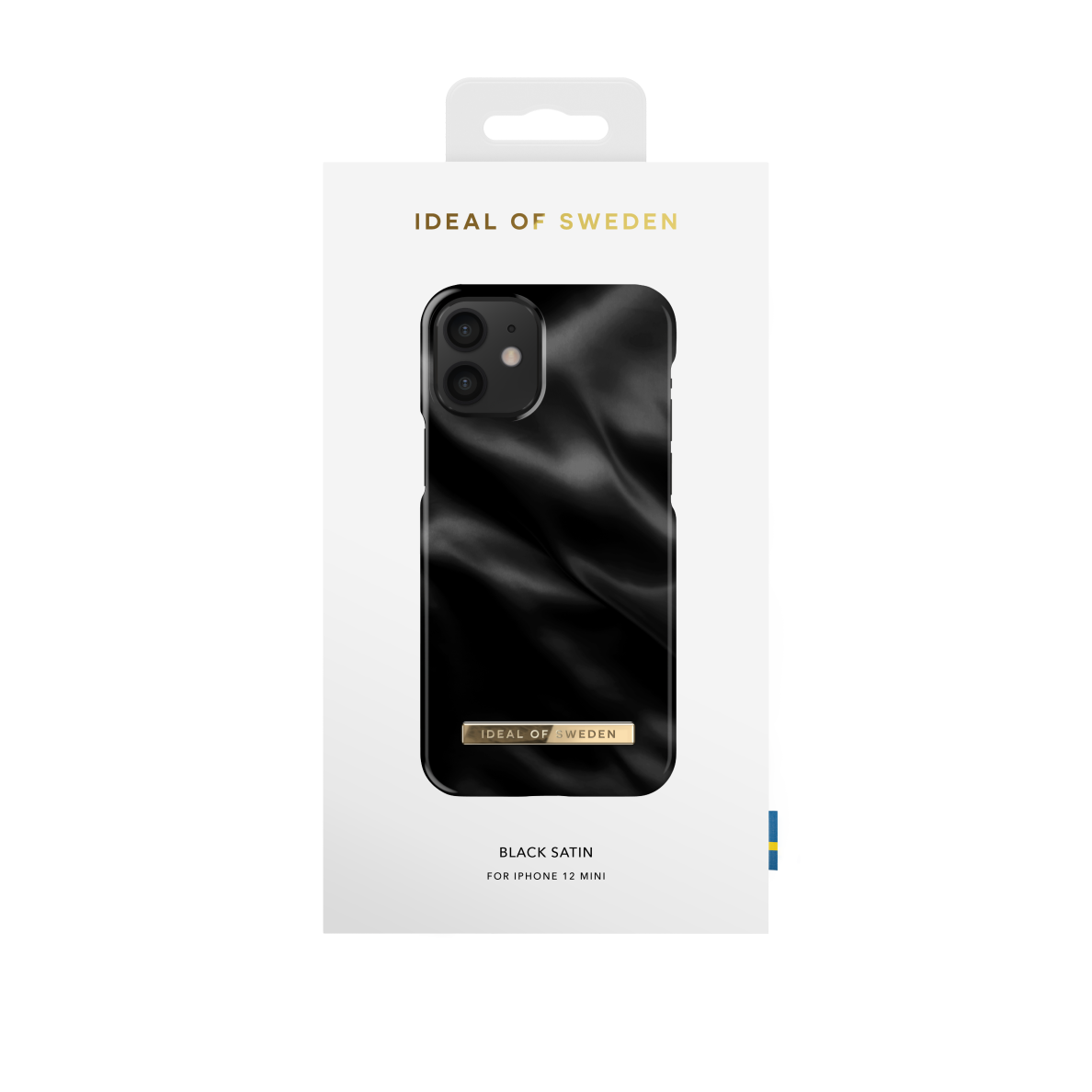 iPhone 12 MINI iDeal Of Sweden nugarėlė Black Satin 1