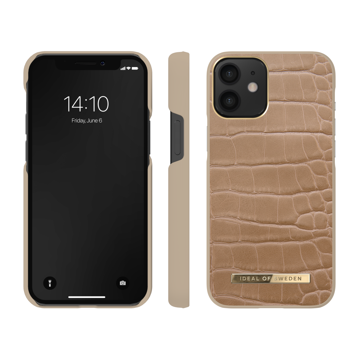 iPhone 12 MINI iDeal Of Sweden nugarėlė Camel Croco 2