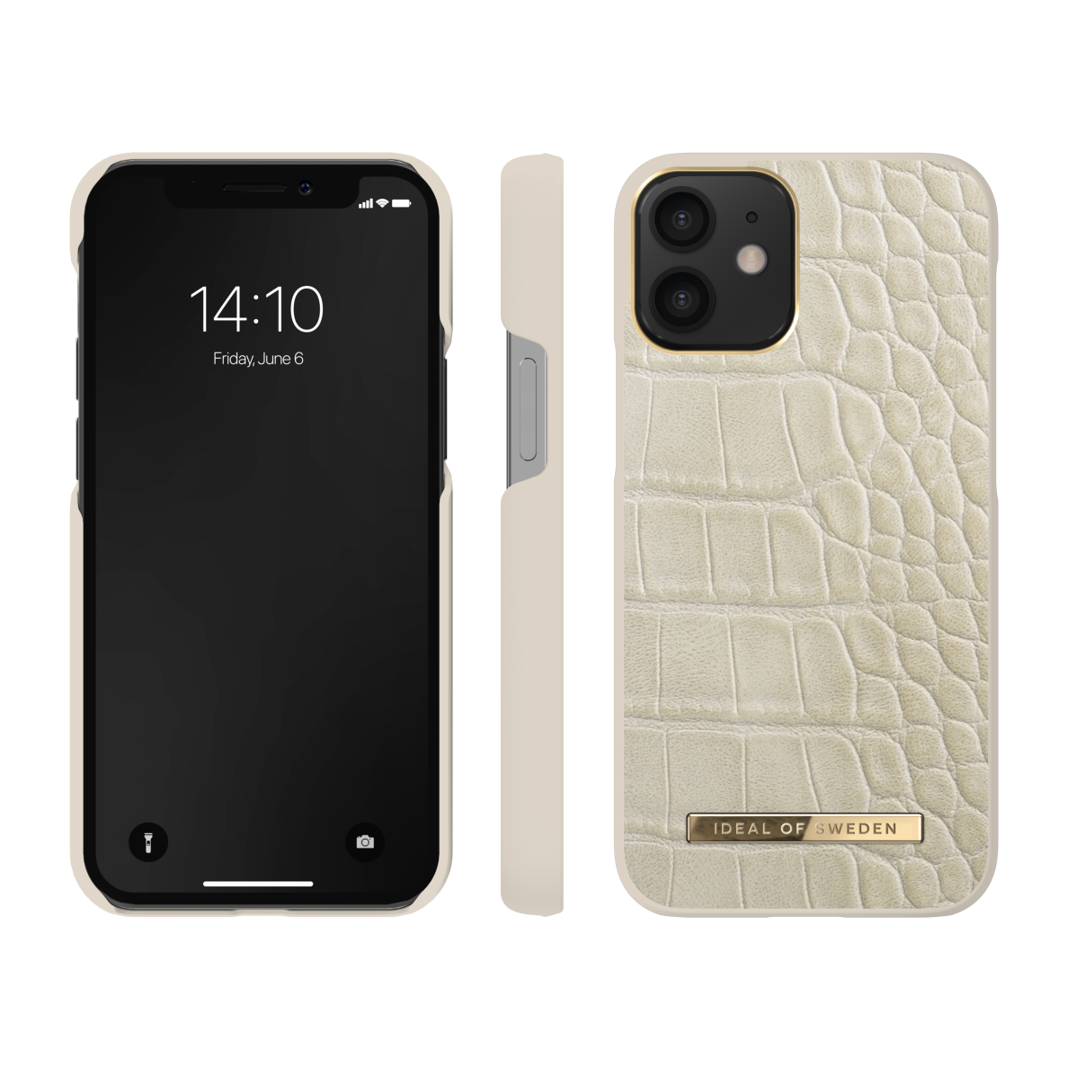 iPhone 12 MINI iDeal Of Sweden nugarėlė Caramel Croco 1