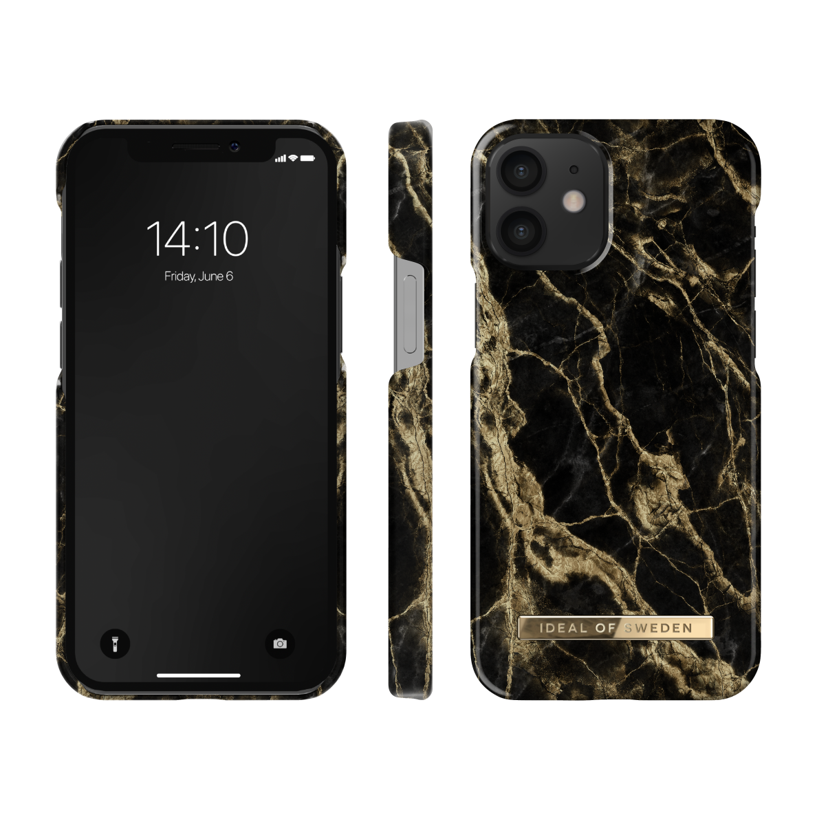iPhone 12 MINI iDeal Of Sweden nugarėlė Golden Smoke Marble 2