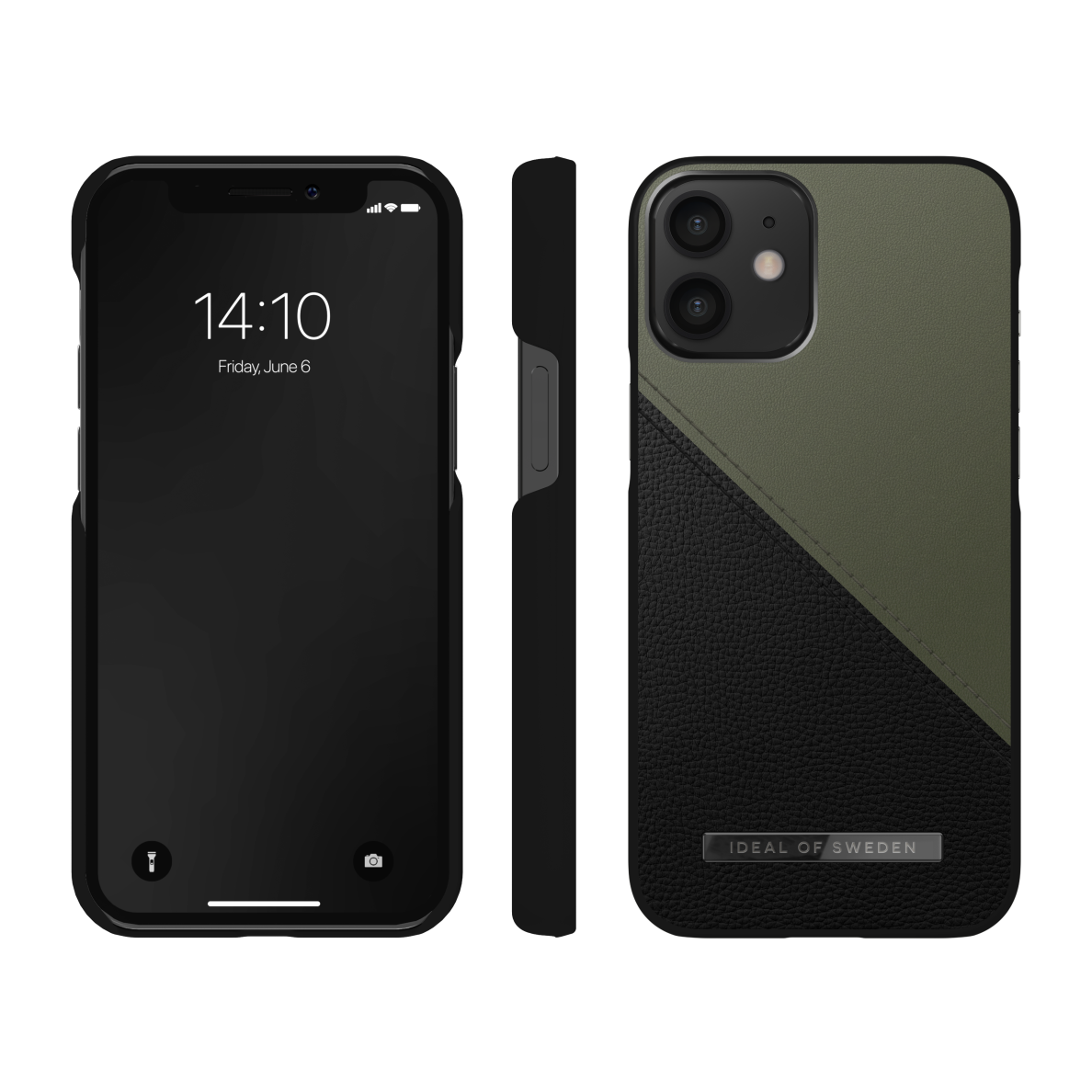 iPhone 12 MINI iDeal Of Sweden nugarėlė Onyx Khaki 1 iPhone 12 MINI iDeal Of Sweden nugarėlė Onyx Khaki 1