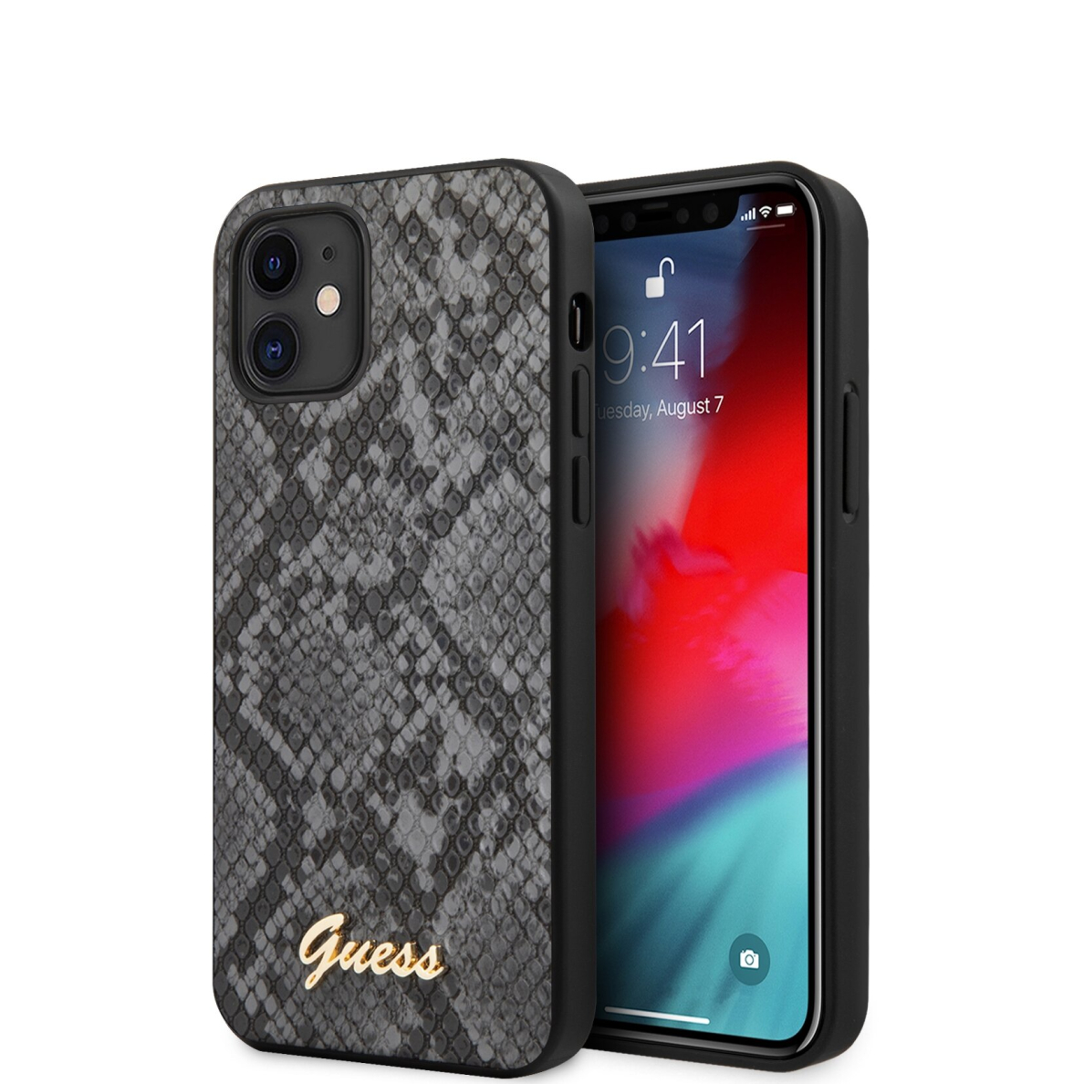 iPhone 12 MINI juoda GUESS nugarėlė GUHCP12SPUSNSMLBK iPhone 12 MINI juoda GUESS nugarėlė GUHCP12SPUSNSMLBK