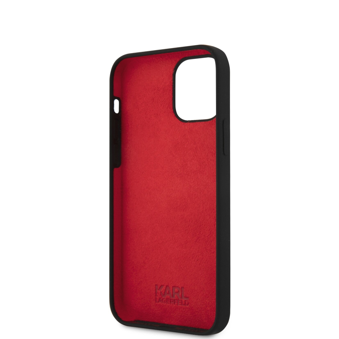 iPhone 12 MINI juoda KARL LAGERFELD nugarėlė KLHCP12SSLSGRBK 6
