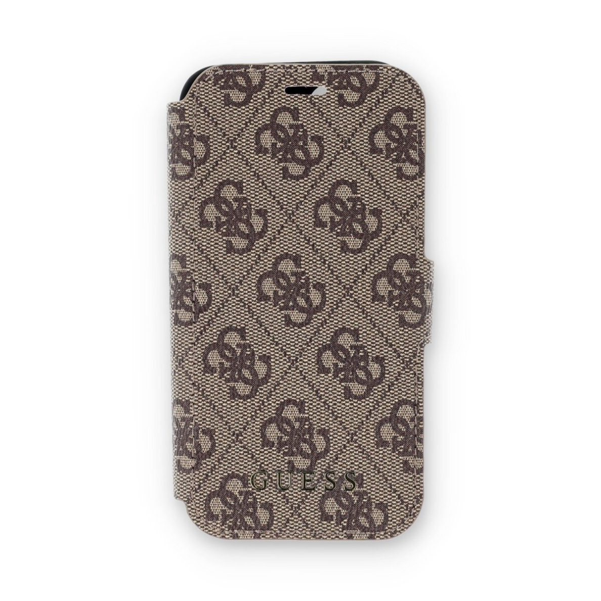 iPhone 12 MINI rudas GUESS dėklas GUFLBKSP12S4GB