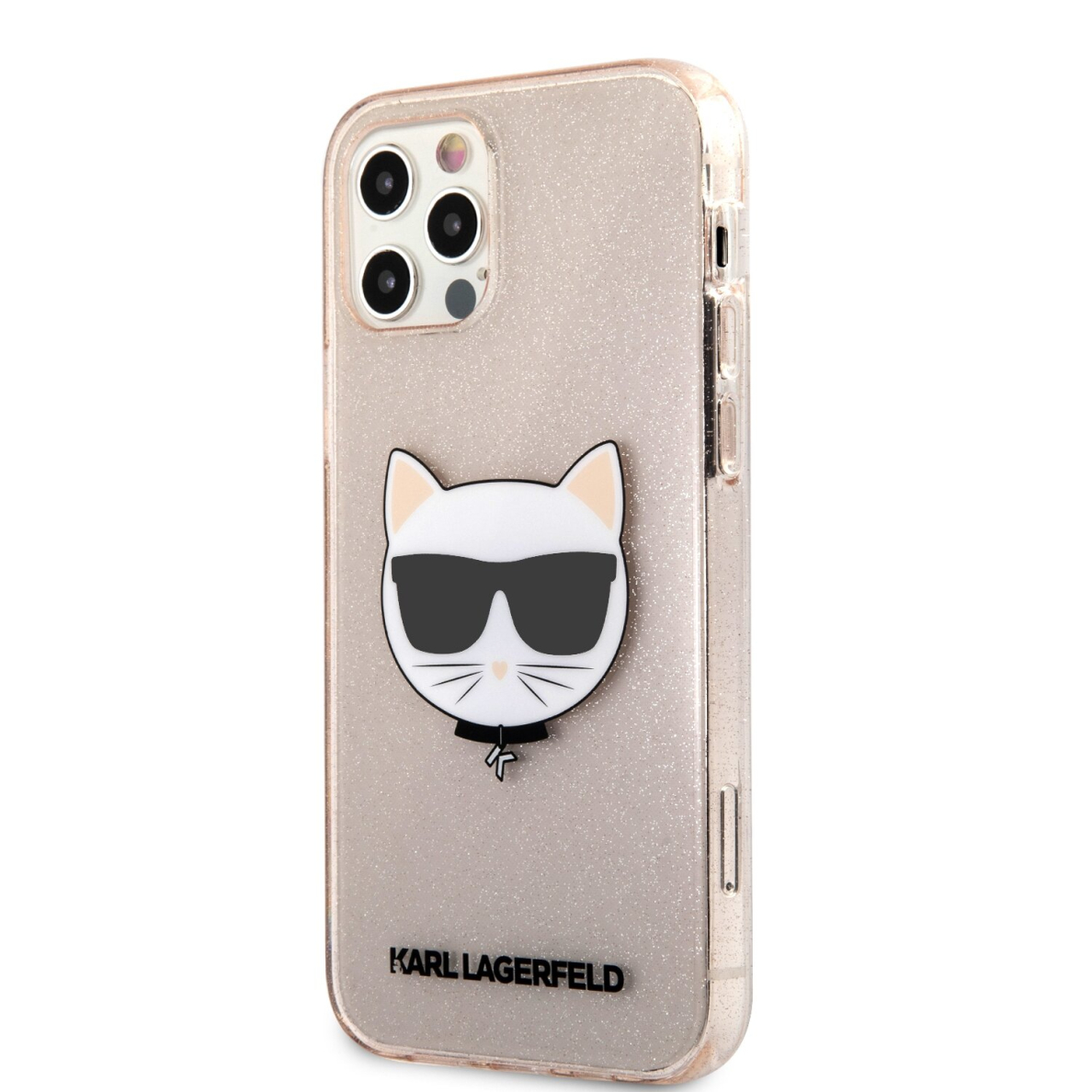 iPhone 12 PRO MAX aukso sp. glitter KARL LAGERFELD nugarėlė KLHCP12LCHTUGLGO 2 iPhone 12 PRO MAX aukso sp. glitter KARL LAGERFELD nugarėlė KLHCP12LCHTUGLGO 2