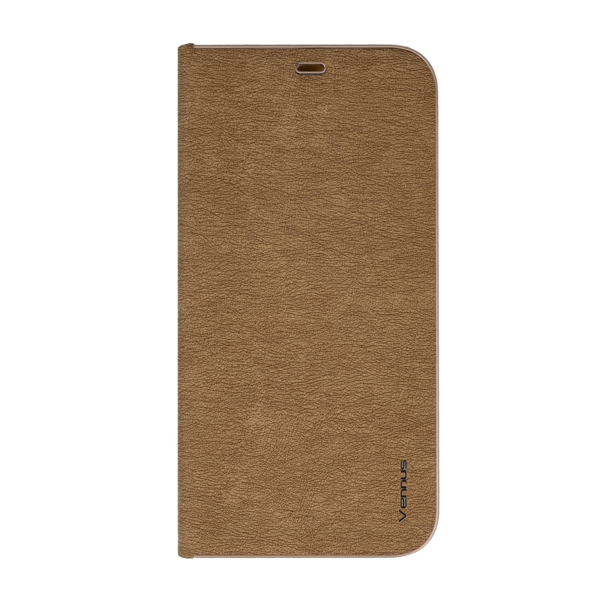 Iphone 12 PRO MAX aukso spalvos VENBOOK dėklas