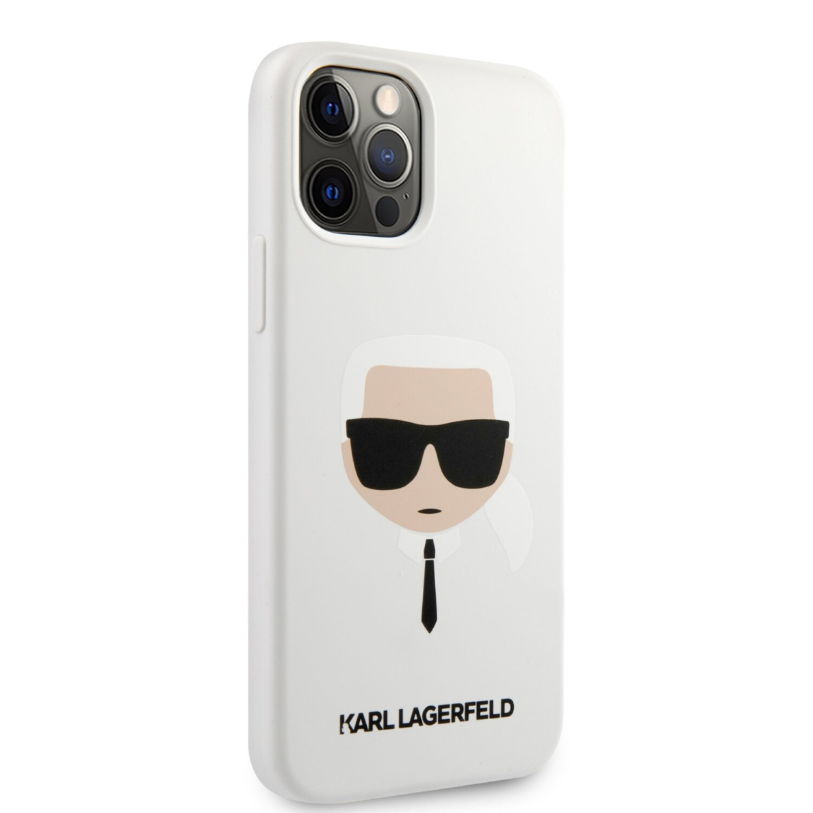 iPhone 12 PRO MAX balta KARL LAGERFELD nugarėlė KLHCP12LSLKHWH 4