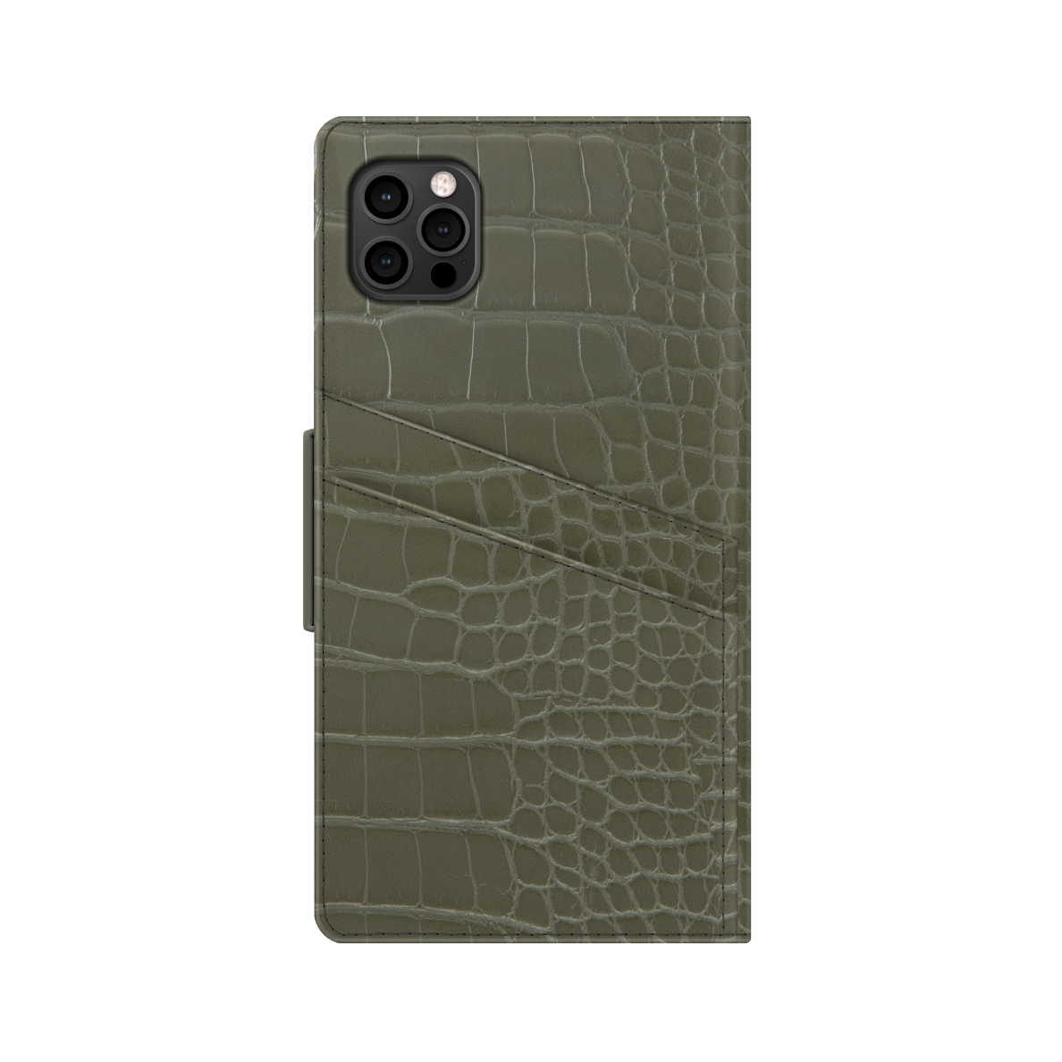iPhone 12 PRO MAX iDeal Of Sweden dėklas Khaki Croco 4