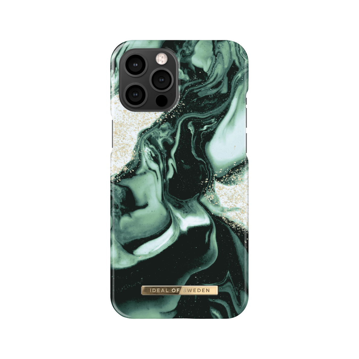 iPhone 12 PRO MAX iDeal Of Sweden nugarėlė Golden Olive Marble