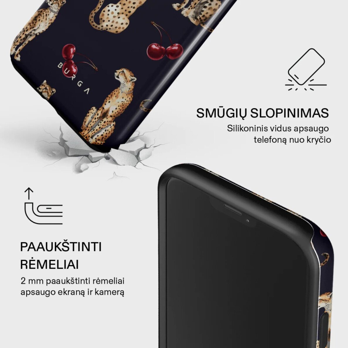 iPhone 12 PRO MAX MagSafe Cougar Tough BURGA nugarėlė 2