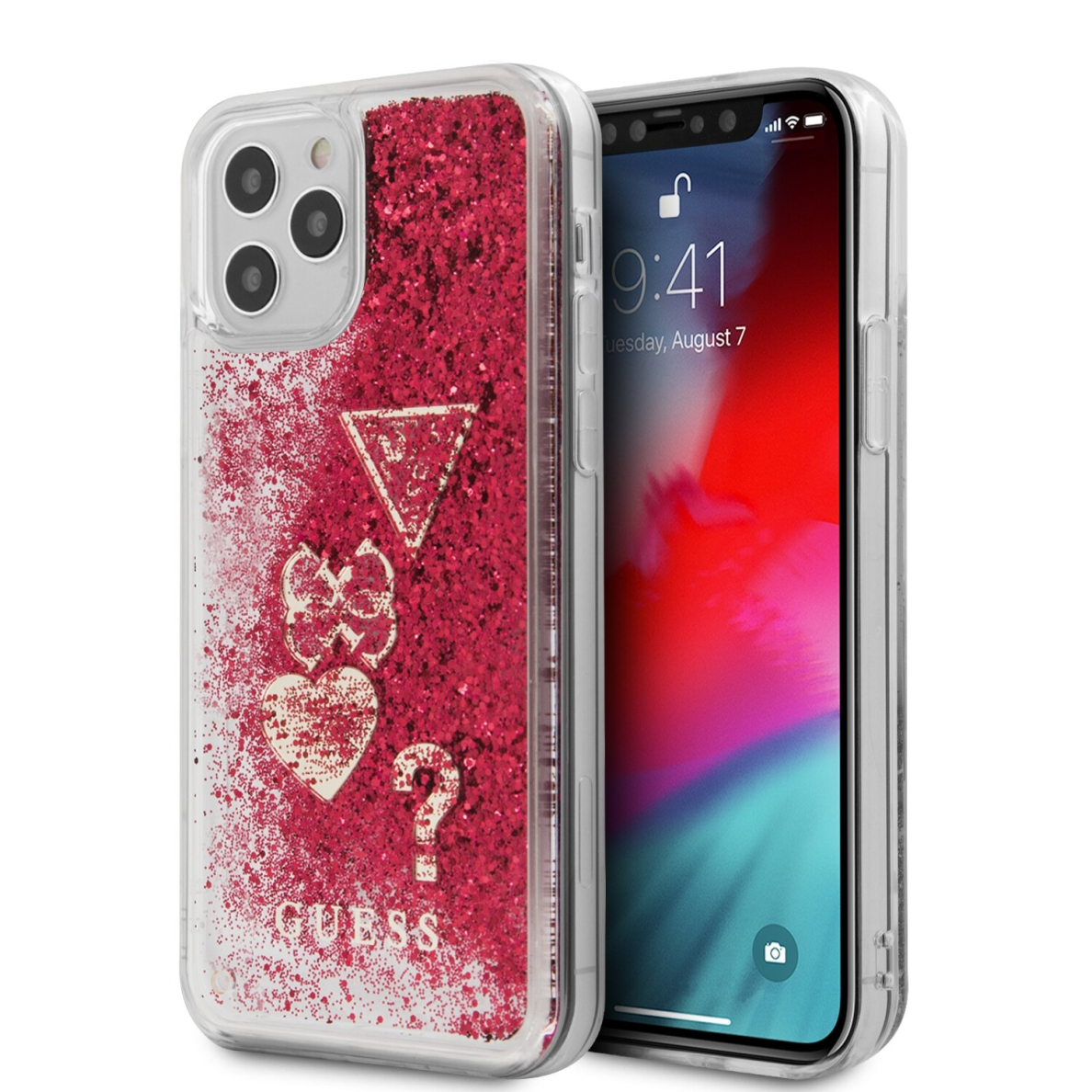 iPhone 12 Pro Max raudona GUESS nugarėlė GUHCP12LGLHFLRA iPhone 12 Pro Max raudona GUESS nugarėlė GUHCP12LGLHFLRA