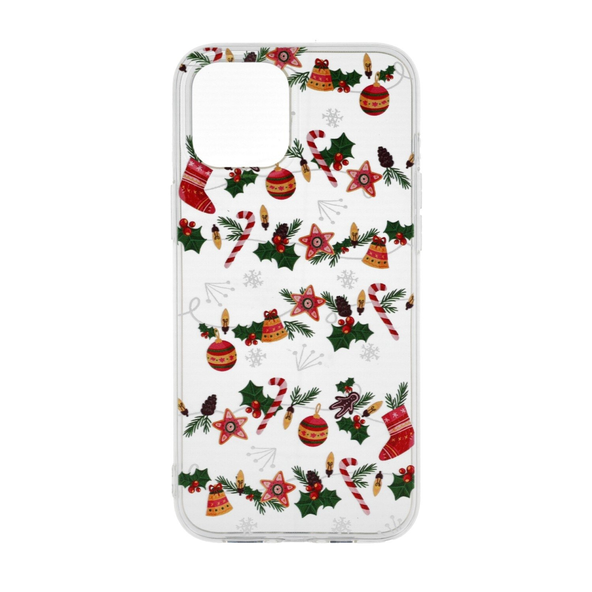 iPhone 12 PRO MAX skaidri Christmas Chain nugarėlė