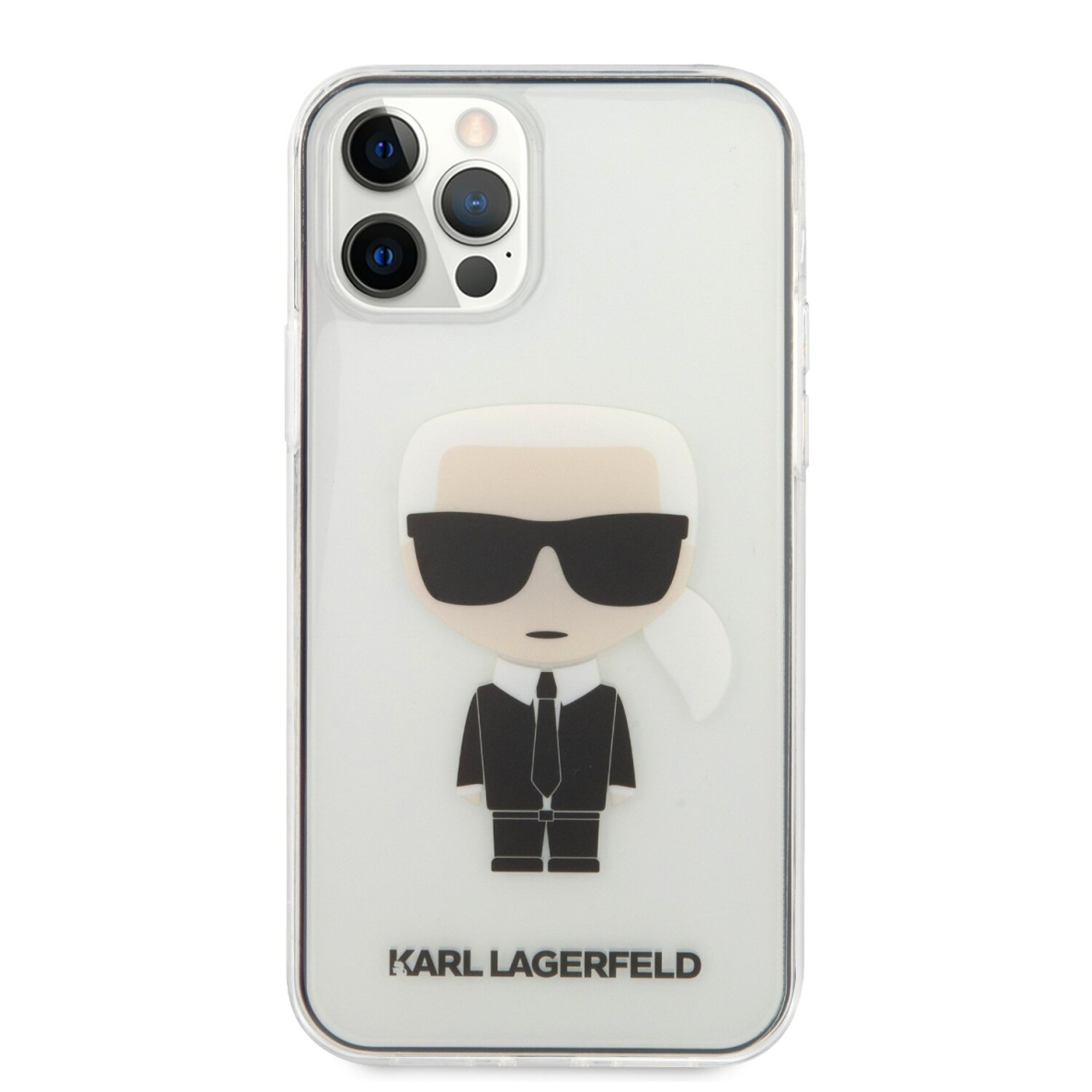 iPhone 12 PRO MAX skaidri KARL LAGERFELD nugarėlė KLHCP12LTRIK 3