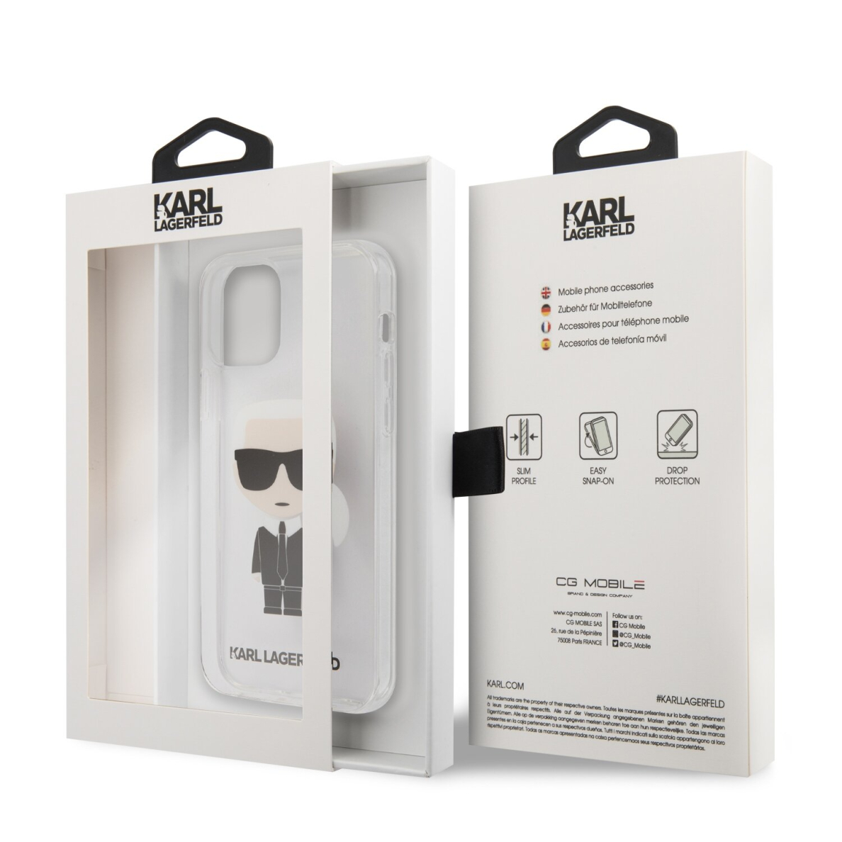 iPhone 12 PRO MAX skaidri KARL LAGERFELD nugarėlė KLHCP12LTRIK 7 iPhone 12 PRO MAX skaidri KARL LAGERFELD nugarėlė KLHCP12LTRIK 7