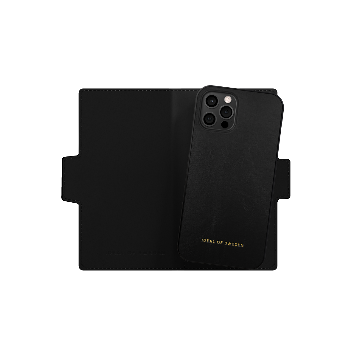 iPhone 12/12 PRO iDeal Of Sweden dėklas Neo Noir Croco 4