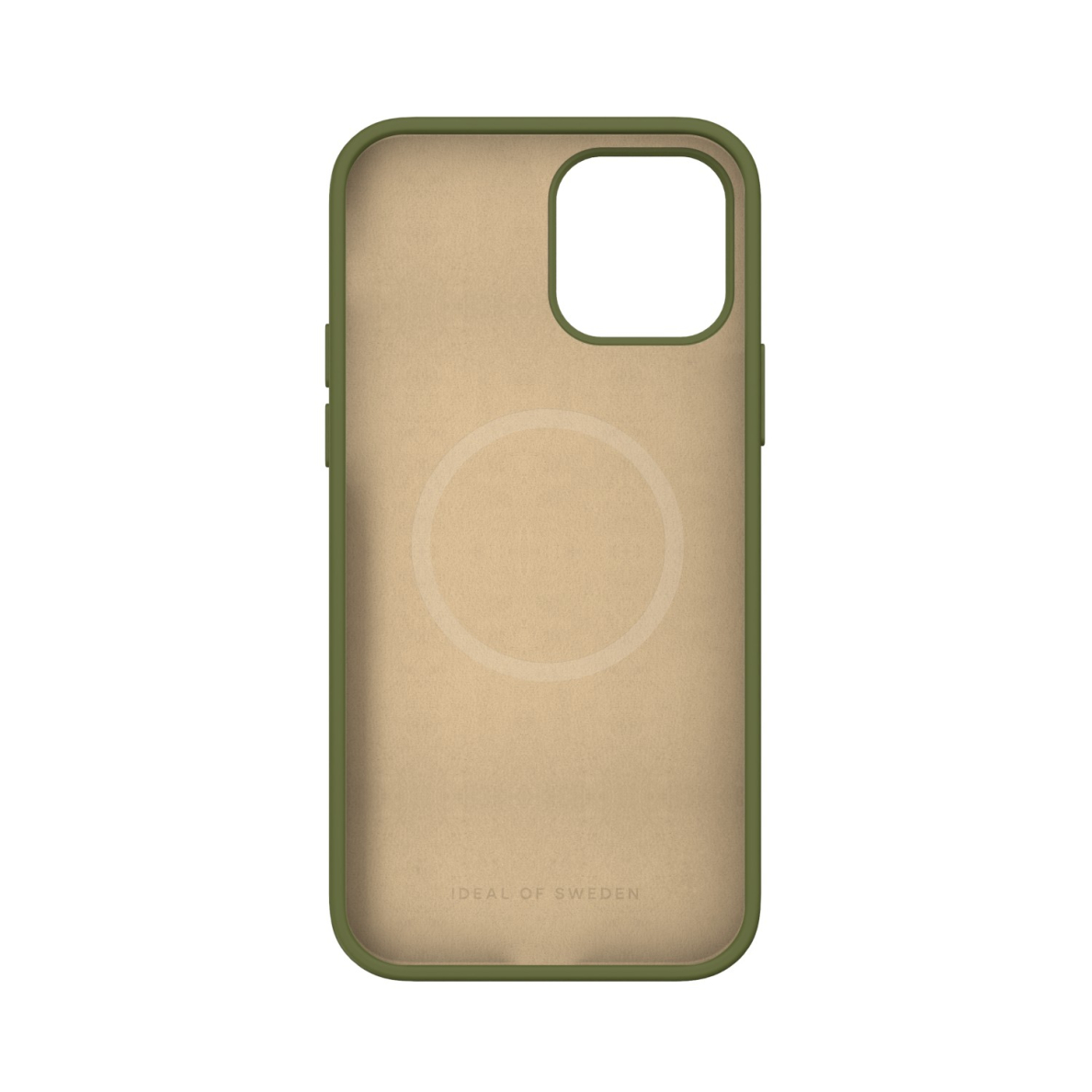 iPhone 12 / 12 PRO iDeal Of Sweden nugarėlė MagSafe Silicone Khaki 1