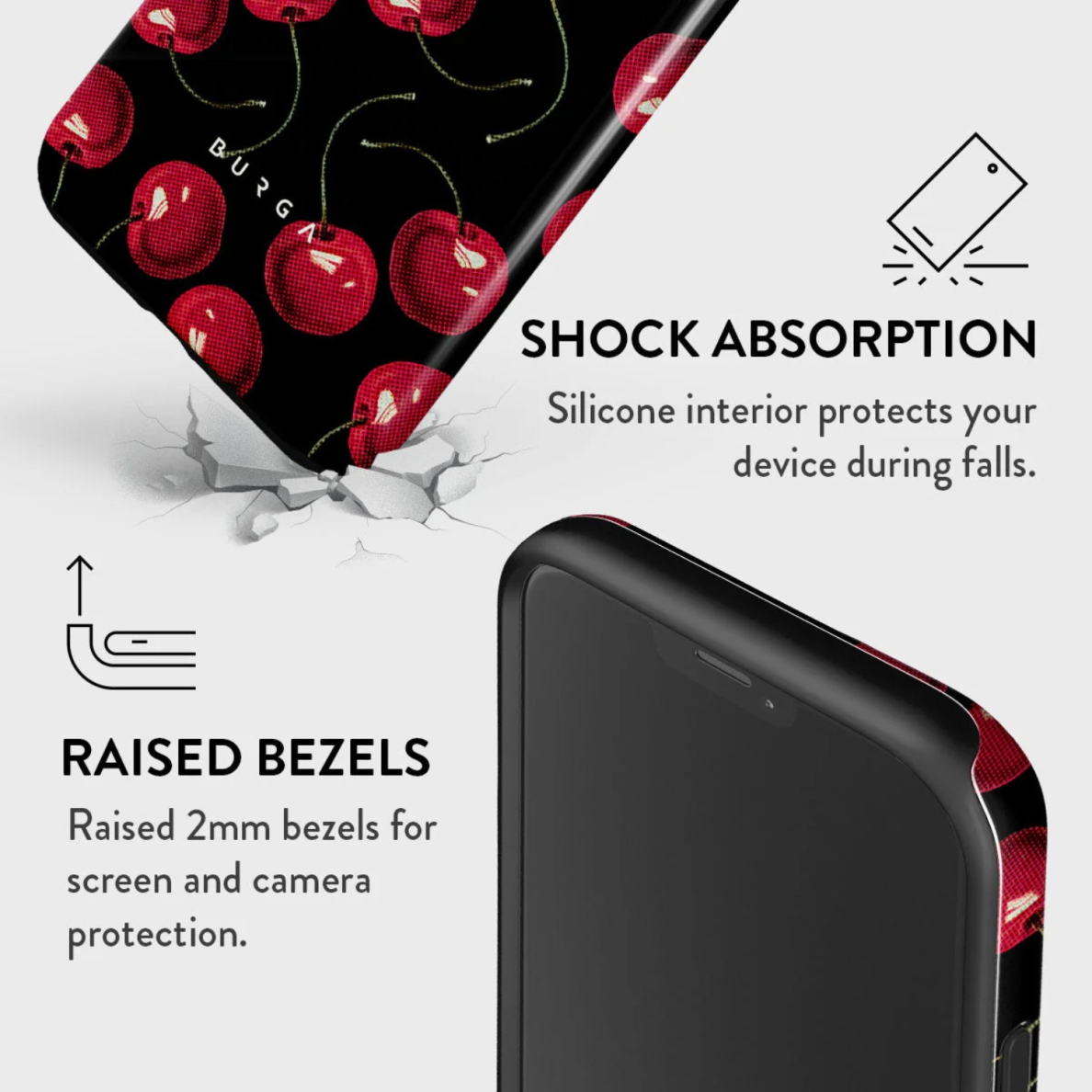 iPhone 12 / 12 PRO Magsafe Cherrybomb Tough BURGA nugarėlė 2