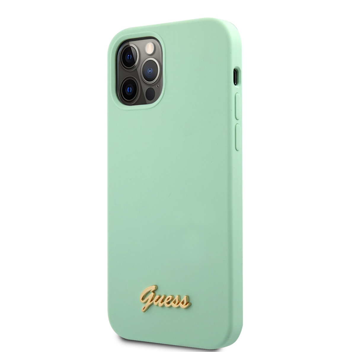iPhone 12/12 PRO mėtos spalvos GUESS nugarėlė GUHCP12MLSLMGGN 2 iPhone 12/12 PRO mėtos spalvos GUESS nugarėlė GUHCP12MLSLMGGN 2