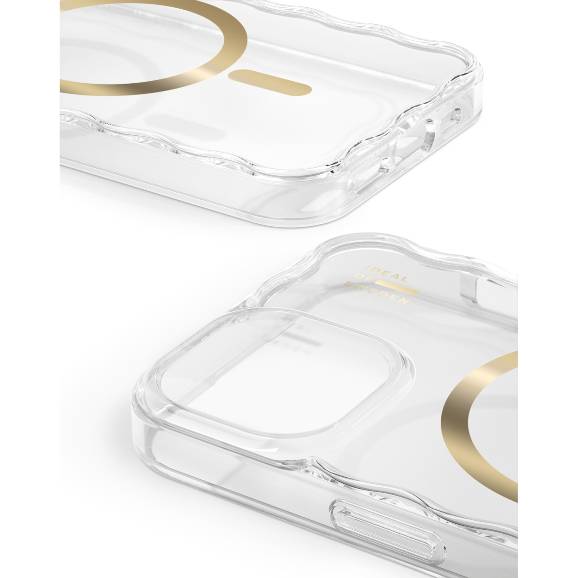 iPhone 15 / 14 / 13 iDeal Of Sweden Frame Clear MagSafe nugarėlė 1