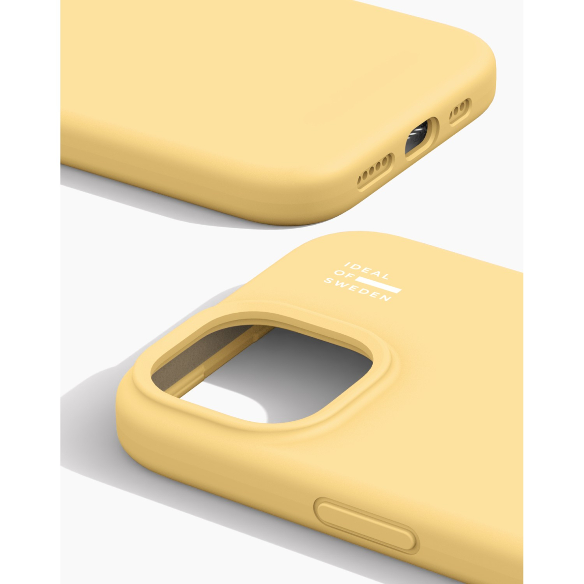 iPhone 13 / 14 / 15 iDeal Of Sweden nugarėlė MagSafe Silicone Soft Lemon 2