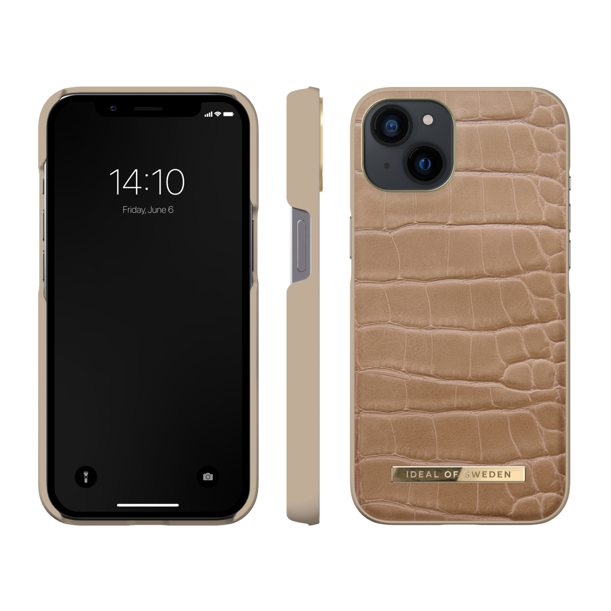 iPhone 13 iDeal Of Sweden nugarėlė Camel Croco 2