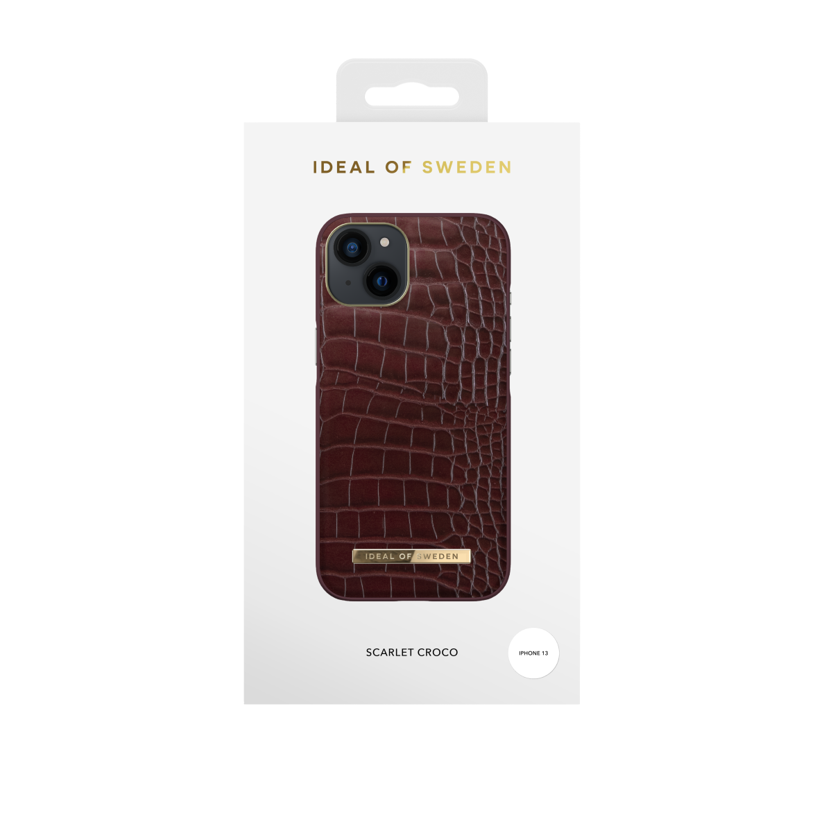 iPhone 13 iDeal Of Sweden nugarėlė Scarlet Croco 1
