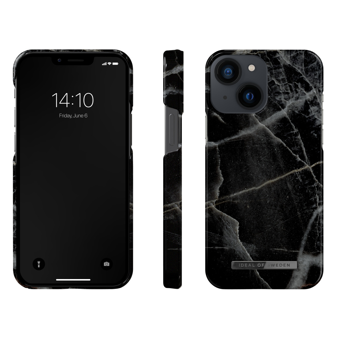 iPhone 13 MINI iDeal Of Sweden nugarėlė Black Thunder Marble 2