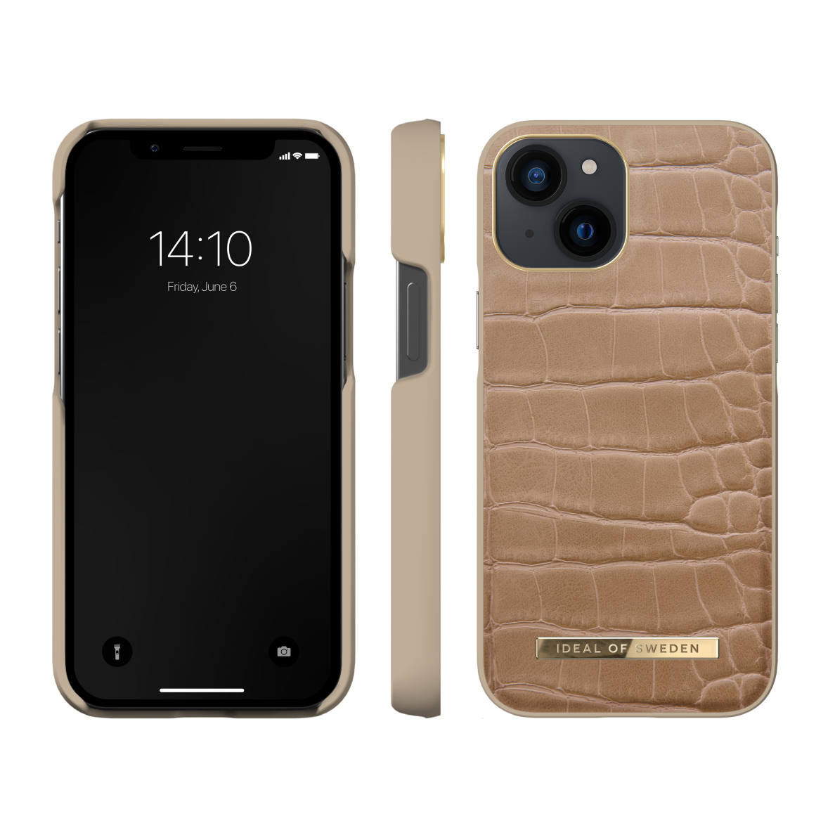 iPhone 13 MINI iDeal Of Sweden Atelier nugarėlė Camel Croco 2