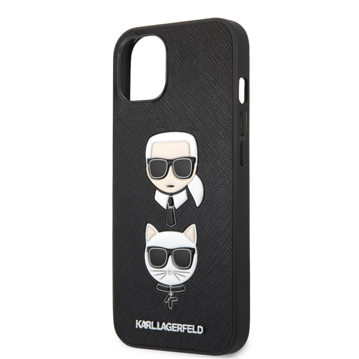 iPhone 13 MINI juoda KARL LAGERFELD nugarėlė KLHCP13SSAKICKCBK 5