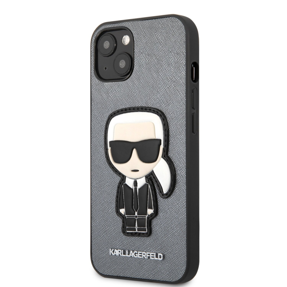 iPhone 13 MINI pilka KARL LAGERFELD nugarėlė KLHCP13SOKPG 3