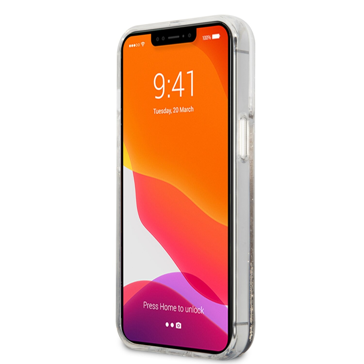 iPhone 13 PRO aukso spalvos GUESS nugarėlė GUHCP13LLG4GGO 1