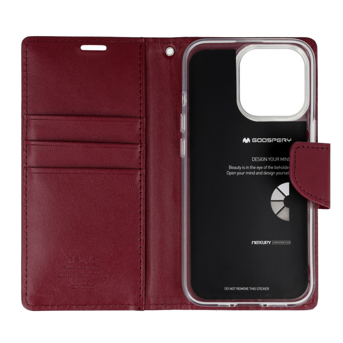 iPhone 13 PRO bordo MERCURY BRAVO dėklas 3