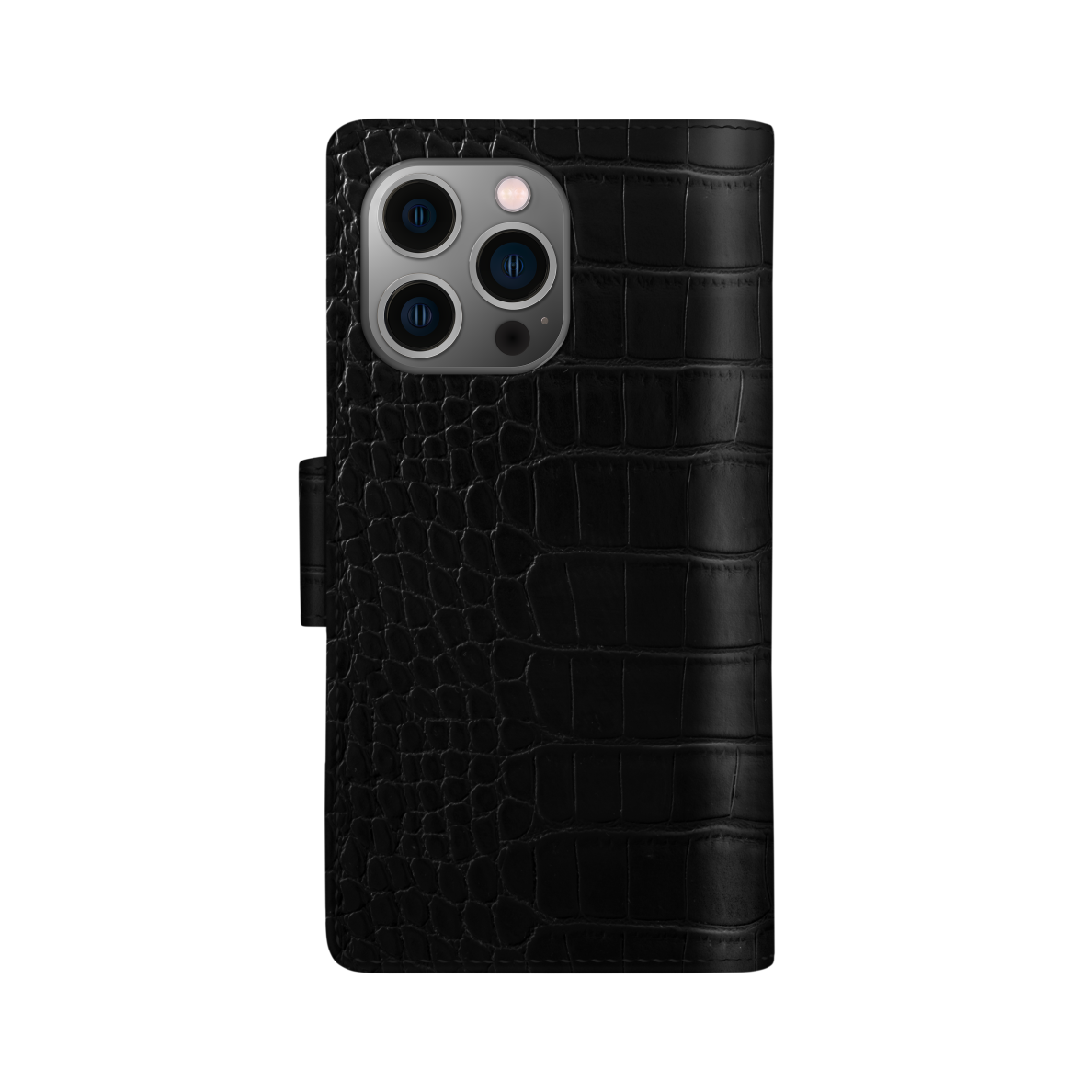 iPhone 13 PRO iDeal Of Sweden dėkas Wallet Jet Black Croco 2