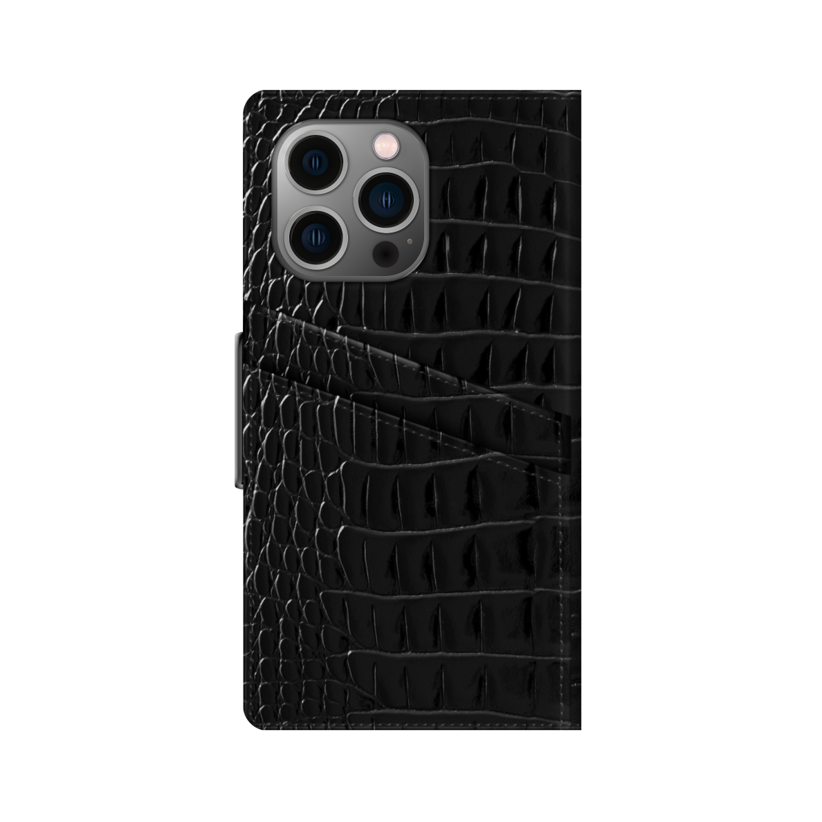 iPhone 13 PRO iDeal Of Sweden dėklas Neo Noir Croco 5