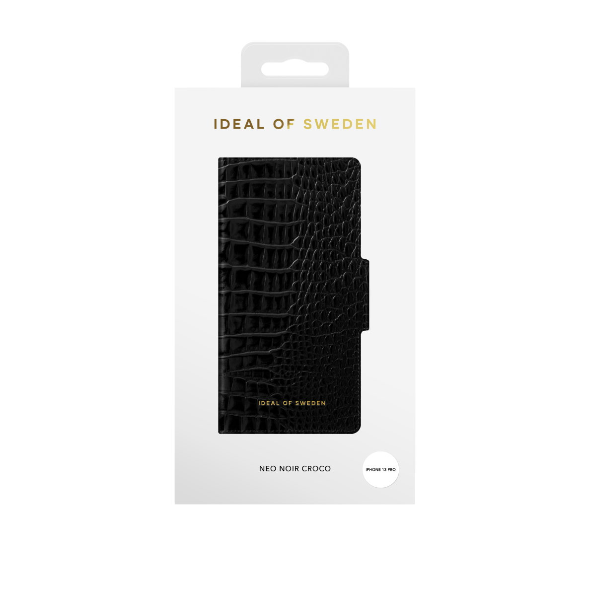 iPhone 13 PRO iDeal Of Sweden dėklas Neo Noir Croco 1