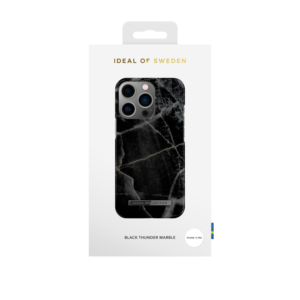 iPhone 13 PRO iDeal Of Sweden MagSafe nugarėlė Black Thunder Marble 2