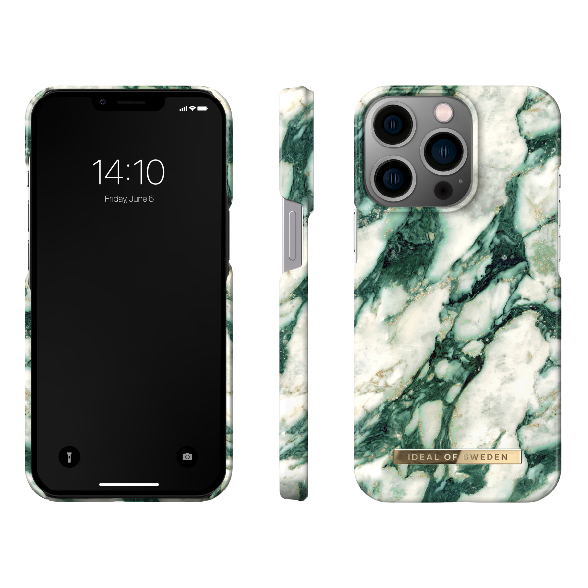 iPhone 13 PRO iDeal Of Sweden nugarėlė Calacatta Emerald Marble 2