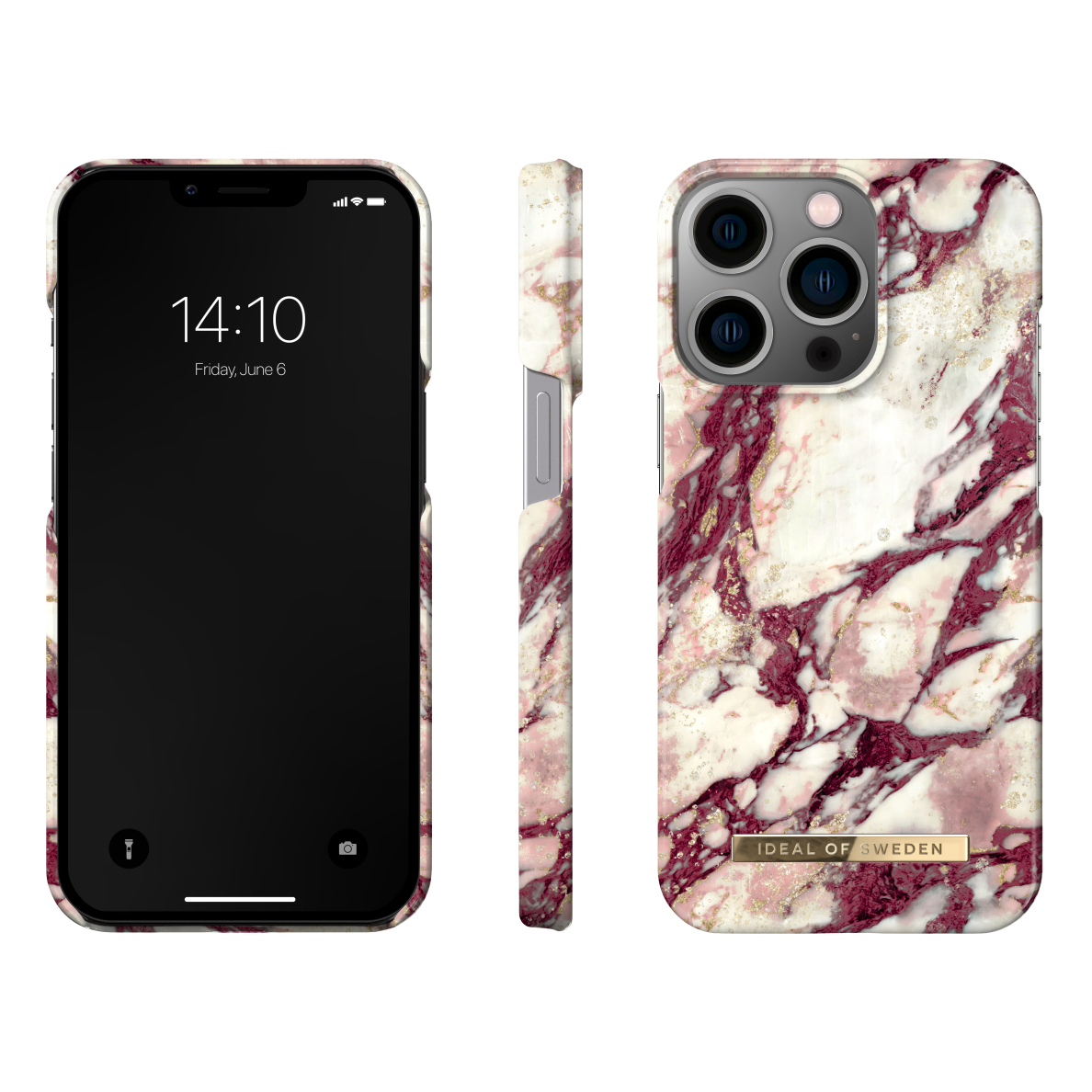 iPhone 13 PRO iDeal Of Sweden nugarėlė Calacatta Ruby Marble 2