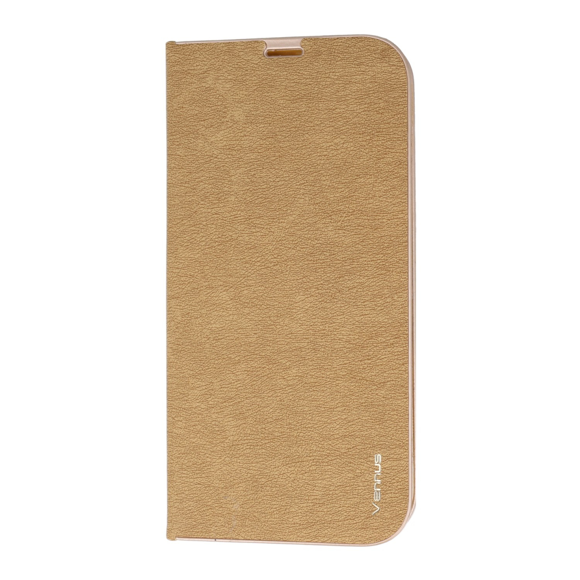 Iphone 13 PRO MAX aukso spalvos VENBOOK dėklas