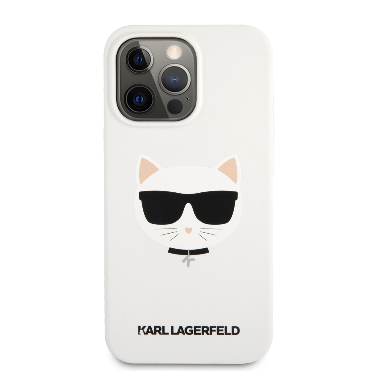 iPhone 13 PRO MAX balta KARL LAGERFELD nugarėlė KLHCP13XSLCHWH 3